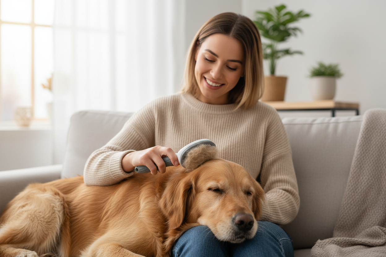 Grooming Brush Lifestyle
